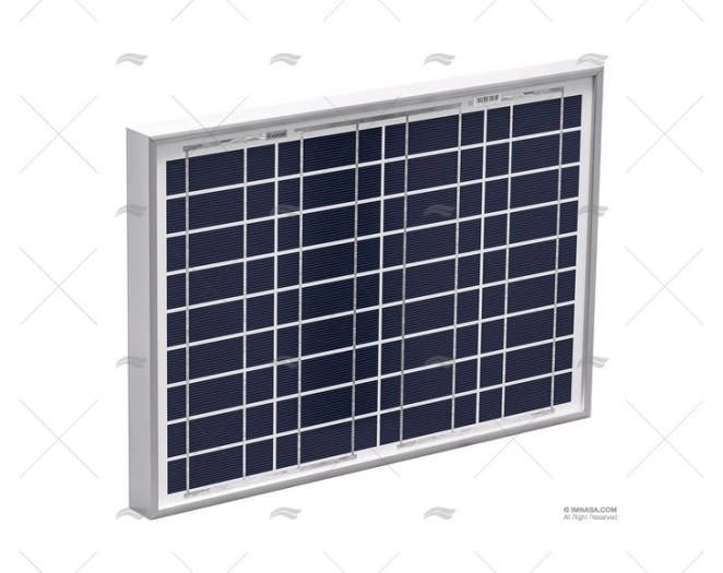 PANNEAU SOLAIRE POWER 10w 12v POLY VITRE