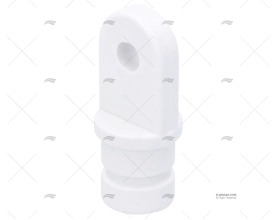 FIJACION BLANCA INTERIOR TUBO 3/4" (2u)