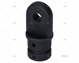 FIXAÇÃO PRETA INTERIOR TUBO 7/8" (2u)