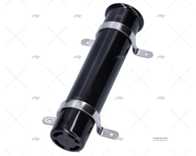 RAIL MOUNT ROD HOLDER ABS BLACK