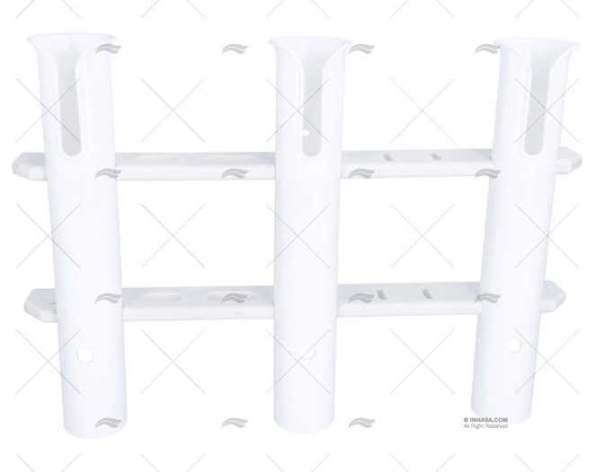 FISHING ROD STORAGE HOLDER PP 3-1 WHITE