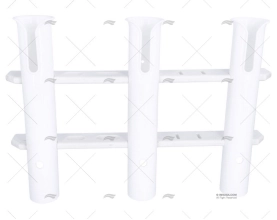 FISHING ROD STORAGE HOLDER PP 3-1 WHITE