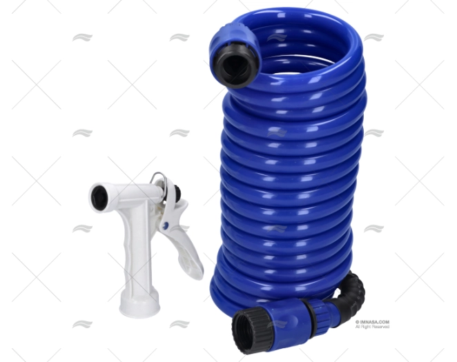 EXTENSIBLE BLUE HOSE 4.5MTS W/PISTOL