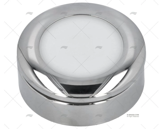 LUZ LED BLANCA SUPERF. EMPOTRADA INOX