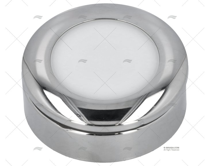 LUZ LED BLANCA SUPERF. EMPOTRADA INOX