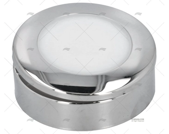 LUZ LED BLANCA AZUL SUPERF. EMPOT. INOX