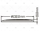 BRIGHT SLIM LED LIGHT 12V INOX