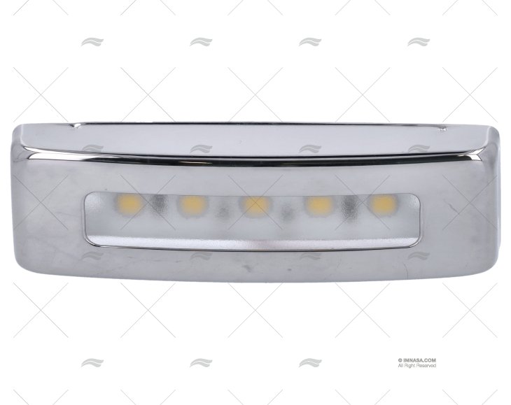 LUZ DE CORTESIA LED BLANCA 12V INOX