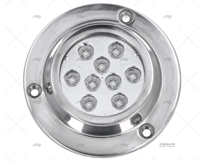 LED UNDERWATER LIGHT SURFACE 10-30V INOX