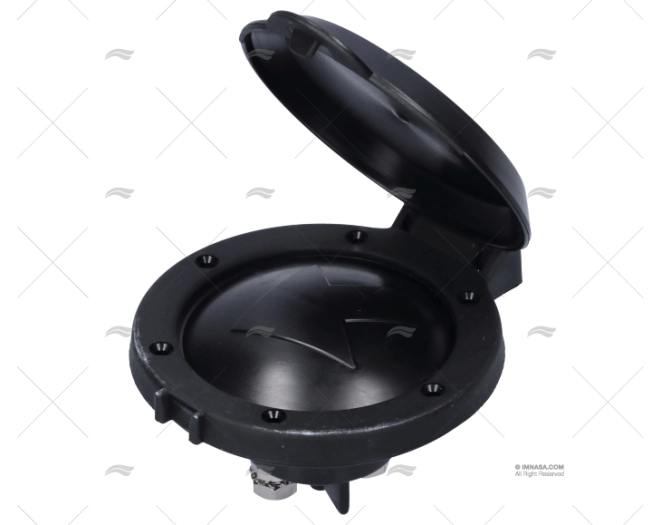 PULSADOR MOLINETE PIE NEGRO 12-24V 150A