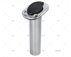 ROD HOLDER 15º INOX