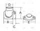 BLACK MAGNET HOLDER BOTTOM INOX 316 MARINE TOWN