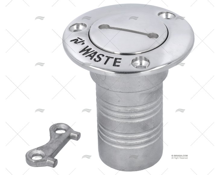 TAPON WASTE 0º 38mm INOX 316 MARINE TOWN