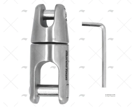 ANCHOR CONNECTOR SINGLE SWIVEL INOX 316