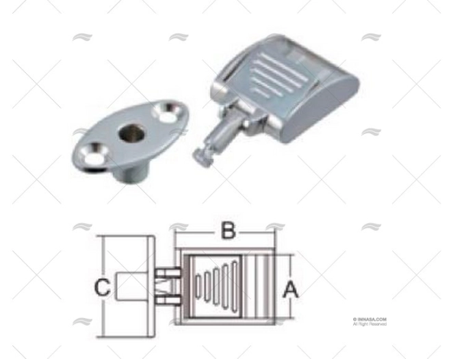 HEBILLA GIRANTE INOX 316 MARINE TOWN