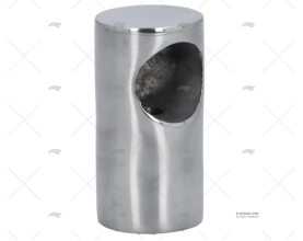 STAINLESS STEEL RAIL FITTING END 22mm