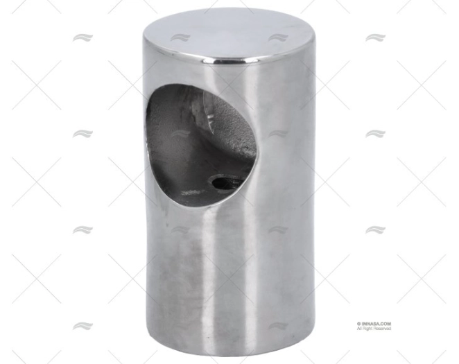 STAINLESS STEEL RAIL FITTING END 25mm