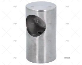 STAINLESS STEEL RAIL FITTING END 25mm