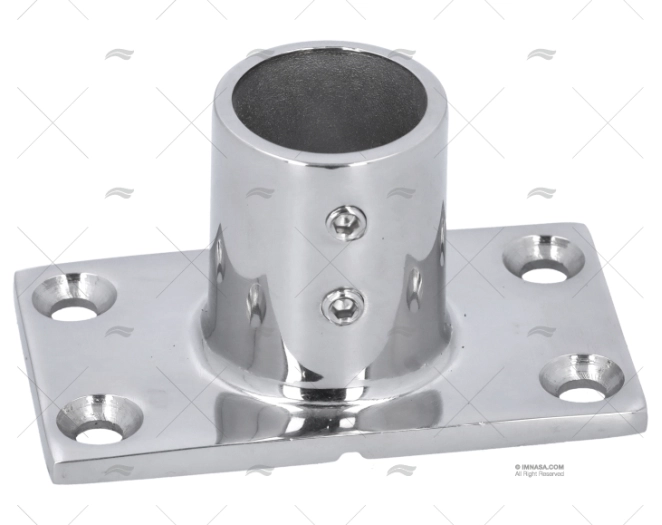 TINTEIRO 90º 25mm INOX FUND BASE RECTANG