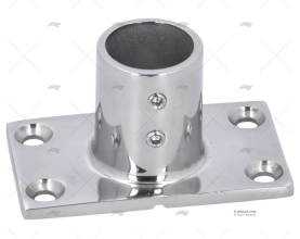 TINTEIRO 90º 25mm INOX FUND BASE RECTANG