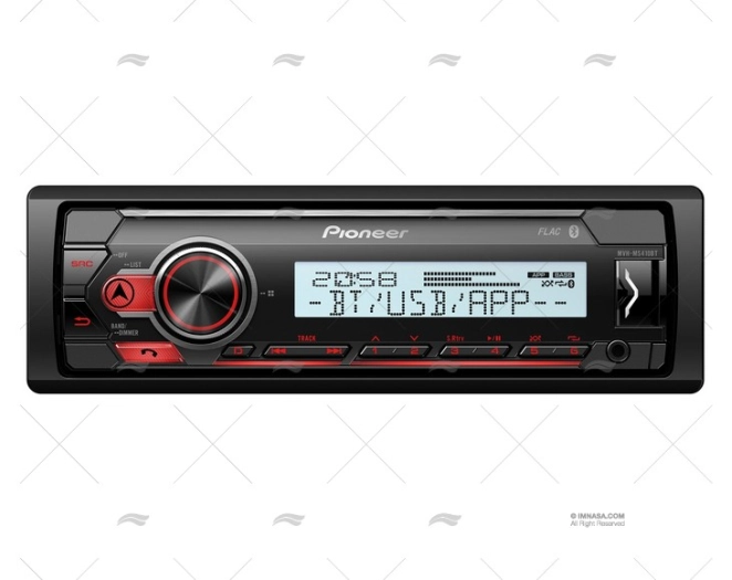 RADIO PIONEER MVHMS410BT RDS USB BLUE SP PIONEER