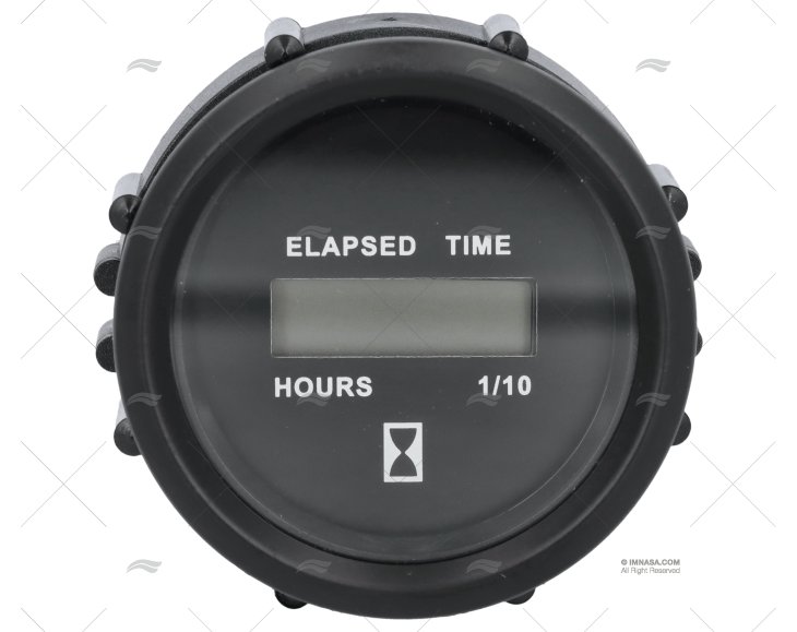 HOURMETER 0-10000H BLACK DIGITAL