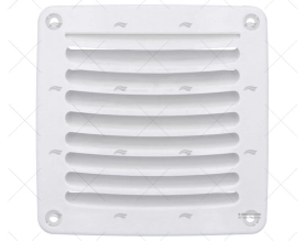 GRILLE ABS BLANC 118X118mm