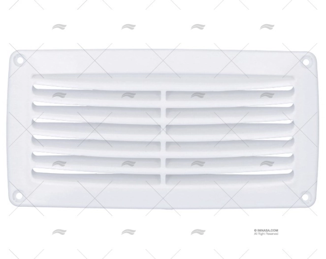 GRILLE ABS BLANC 206X106mm