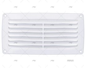 GRILLE ABS BLANC 206X106mm