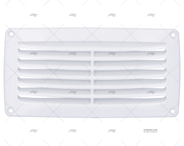 GRILLE ABS BLANC 206X106mm