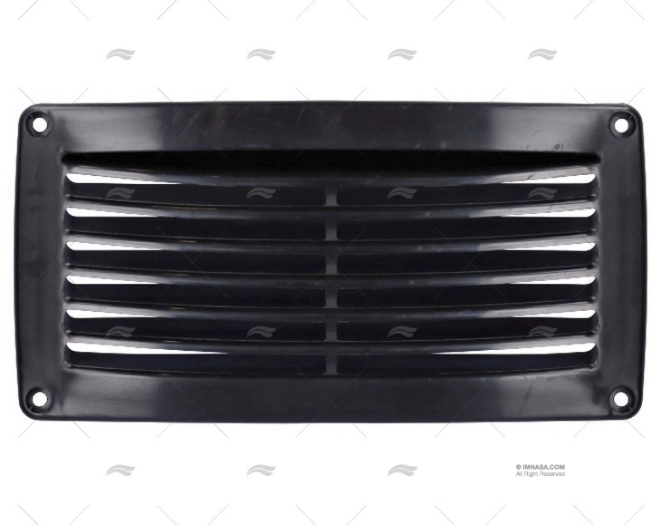 GRILLE ABS NOIR 206X106mm