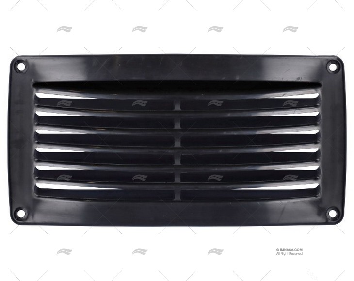 GRILLE ABS NOIR 206X106mm