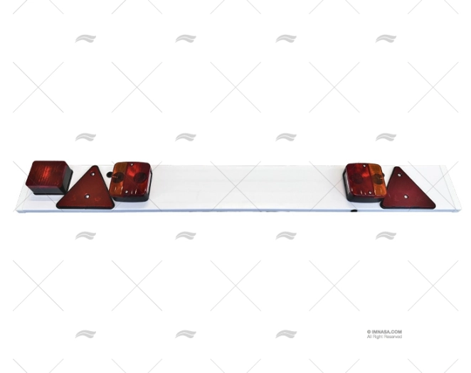 PLACA LUCES TRAILER DESMONTABLE 1.22m