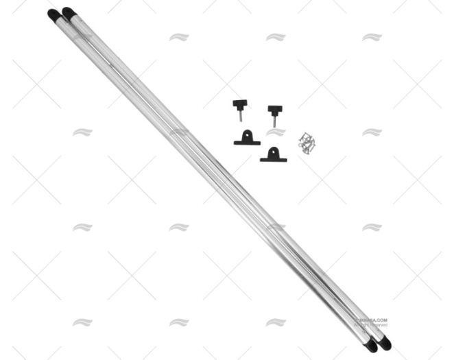 ALUMINIUM SPEED BAR 25mm 110cm (pair)