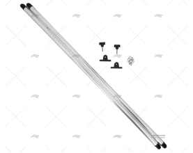 ALUMINIUM SPEED BAR 25mm 110cm (pair)