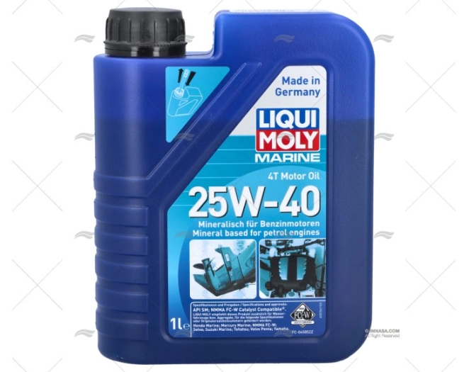 ÓLEO MOTOR 4T 25W-40 1L LIQUI MOLY