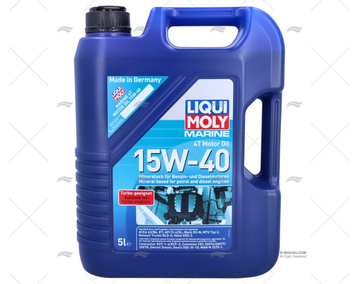 HUILE MOTEUR 4T 15W-40 5L LIQUI MOLY