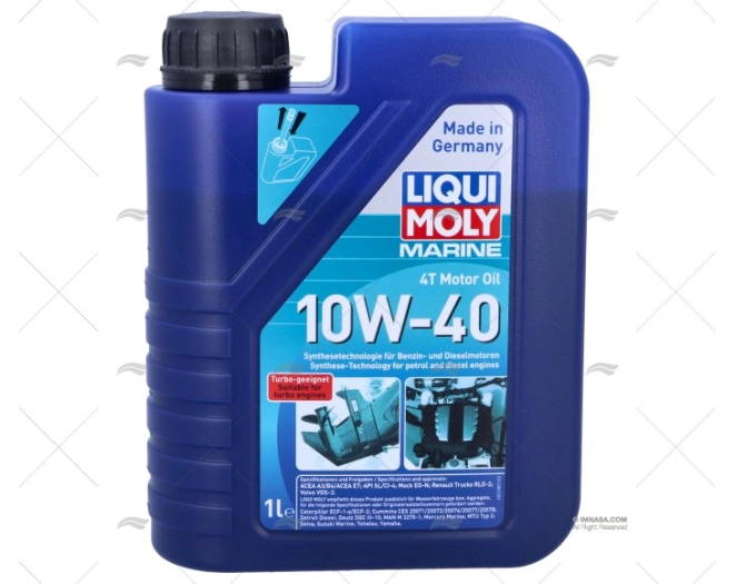 ÓLEO MOTOR 4T 10W-40 1L LIQUI MOLY