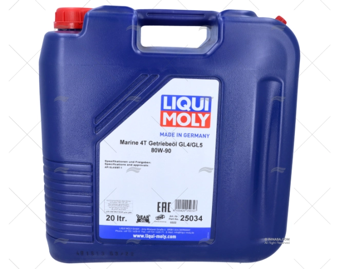 LUBRIFICANTE ENGRENAGENS 80W-90 20L LIQUI MOLY