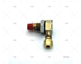 RACCORD GAZ BOUTEILLE 90º ENTREE G 1/4LH ENO