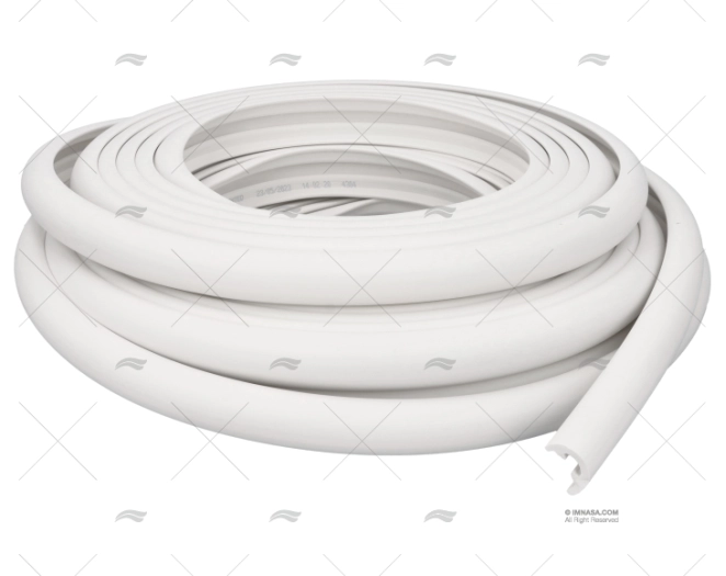 PERFIL PVC RADIAL R 30 BLANCO 24m TESSILMARE