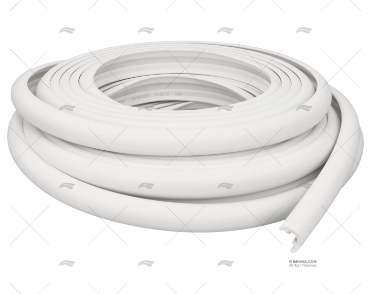 PERFIL PVC RADIAL R 30 BRANCO 24m TESSILMARE