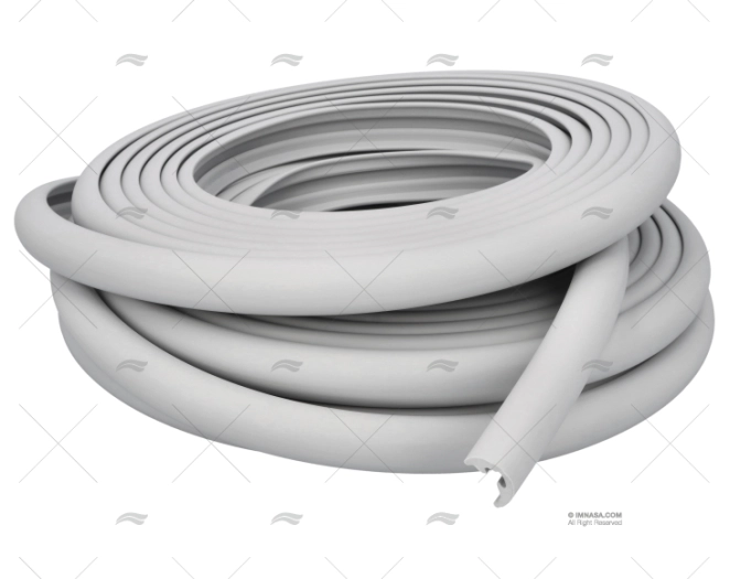 PERFIL PVC RADIAL R 30 GRIS        24m TESSILMARE