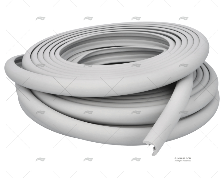 PERFIL PVC RADIAL R 30 GRIS        24m TESSILMARE