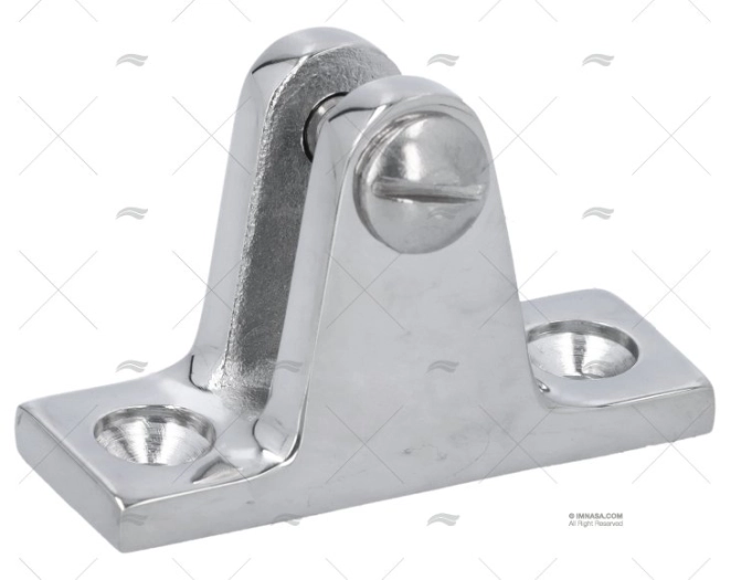 BASE INCLINADA INOX (COM PARAFUSO)