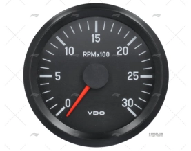 TACHOMETER VDO INT 3000 12V 80D VDO