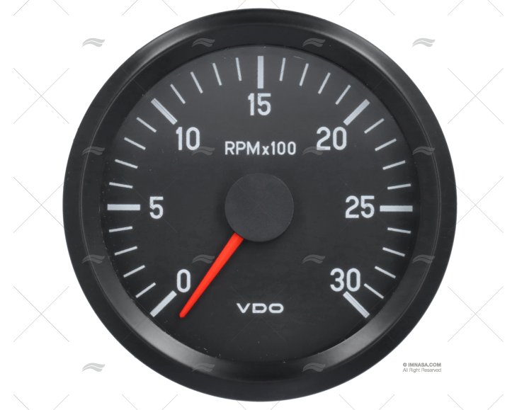 TACHOMETER VDO INT 3000 12V 80D VDO