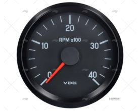 TACHOMETER VDO INT 4000 12V 80D