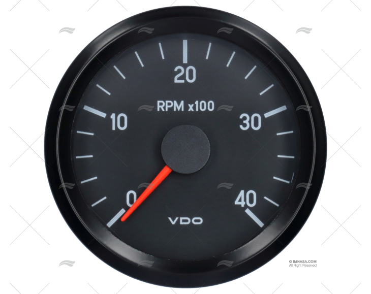 TACHOMETER VDO INT 4000 12V 80D VDO