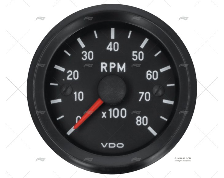 INT TACHOMETER 52 8000 12v VDO VDO